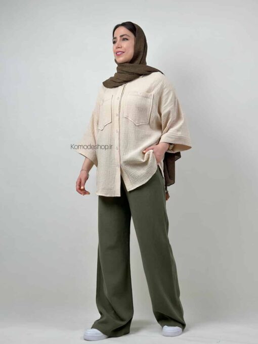 شومیز دبل فیس لاوین - Image 8