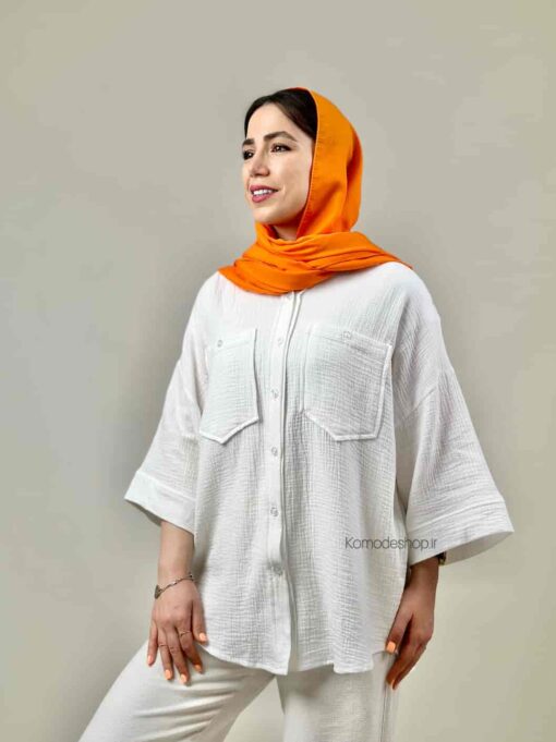 شومیز دبل فیس لاوین - Image 9