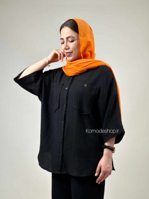 شومیز دبل فیس لاوین - Image 4