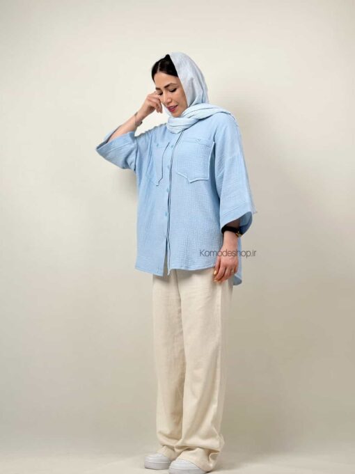 شومیز دبل فیس لاوین - Image 14