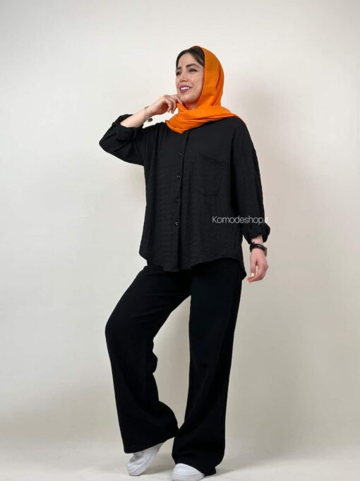 شومیز مراکشی پانیذ مشکی - Image 7