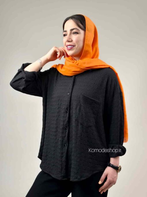 شومیز مراکشی پانیذ مشکی - Image 3