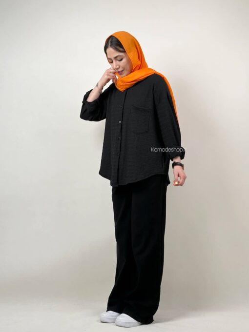 شومیز مراکشی پانیذ مشکی - Image 6