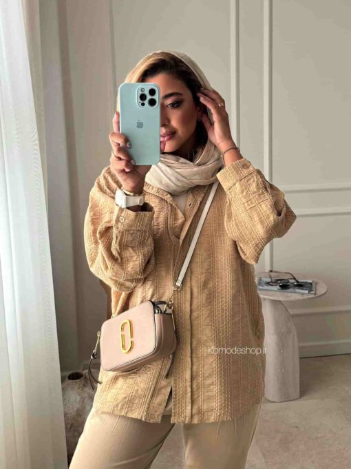 شومیز حصیری پفکی کوک دوزی سوزان