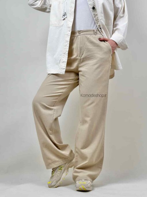 شلوار لینن نیم بگ  (هفت رنگ ) - Image 22