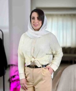 شومیز قلاب بافی لاکچری