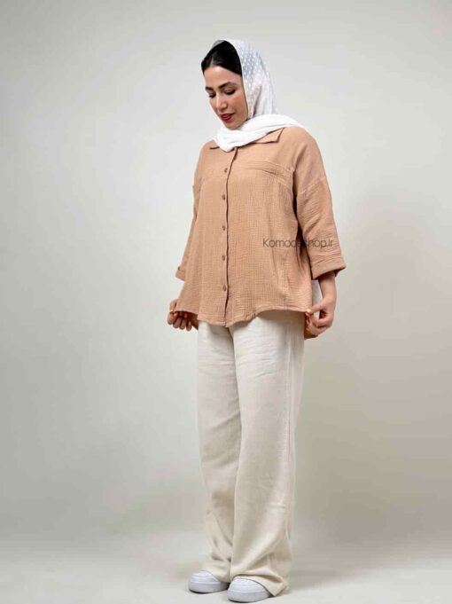 شومیز دبل فیس لونا - Image 17