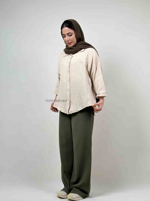شومیز دبل فیس لونا - Image 11