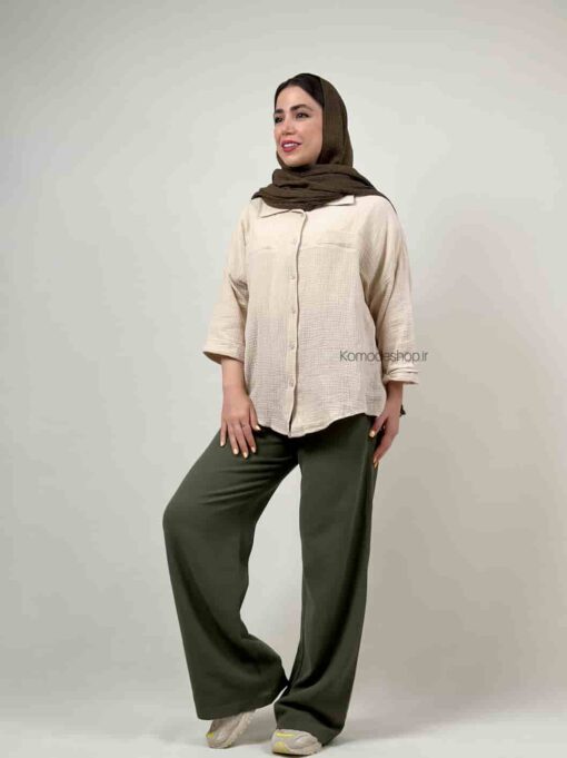 شومیز دبل فیس لونا - Image 12