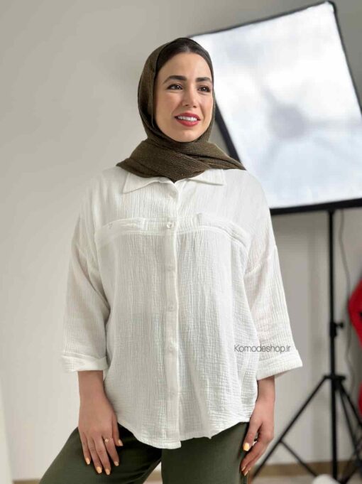 شومیز دبل فیس لونا - Image 3