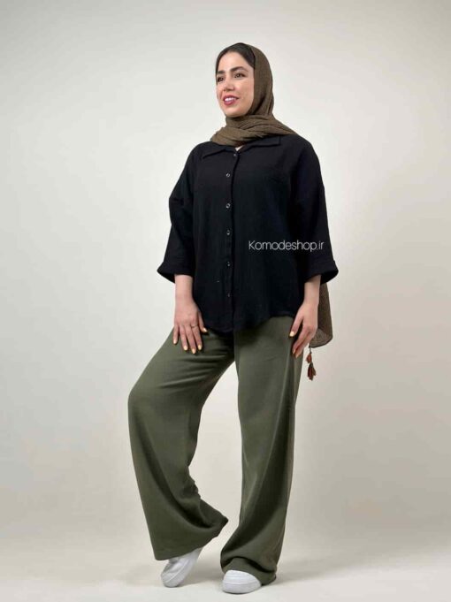 شومیز دبل فیس لونا - Image 15