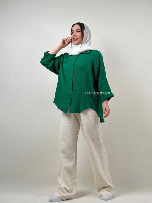 شومیز دبل فیس لونا - Image 9