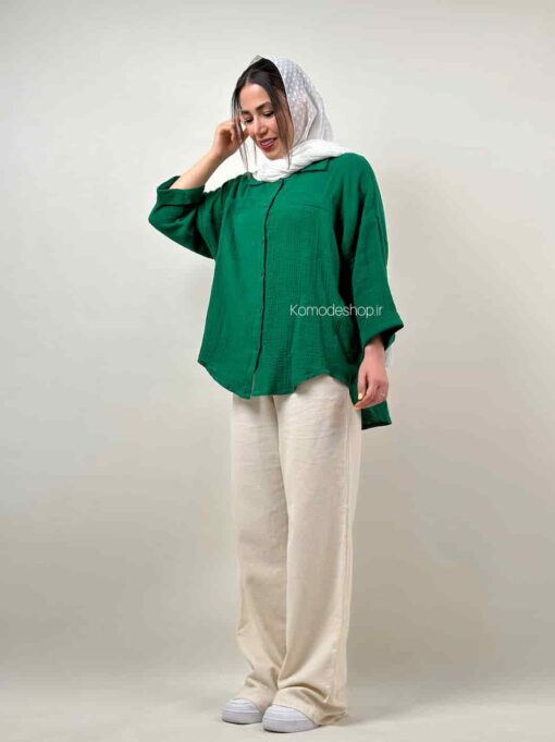شومیز دبل فیس لونا - Image 8