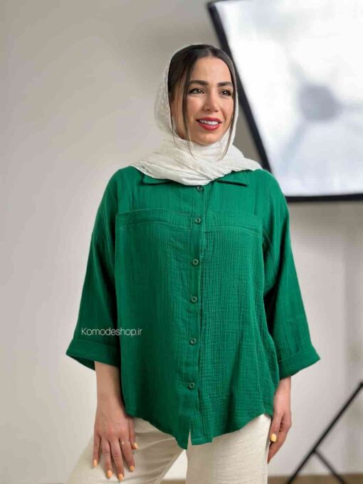 شومیز دبل فیس لونا - Image 7