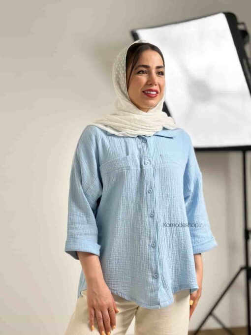 شومیز دبل فیس لونا - Image 6