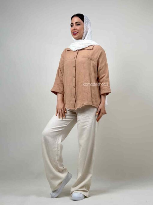 شومیز دبل فیس لونا - Image 18