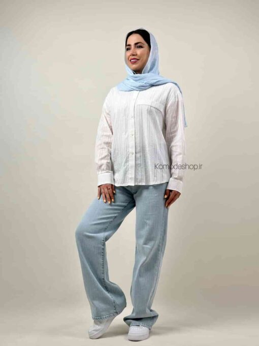 شومیز سفید اسنو - Image 9