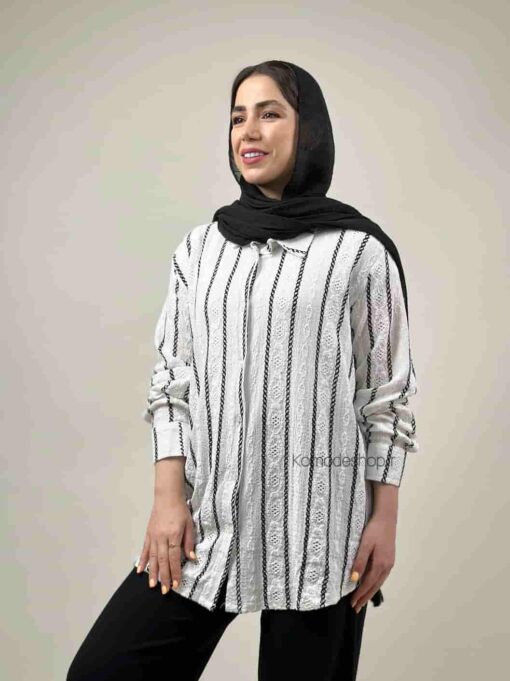 شومیز مراکشی راه راه حیفا - Image 2