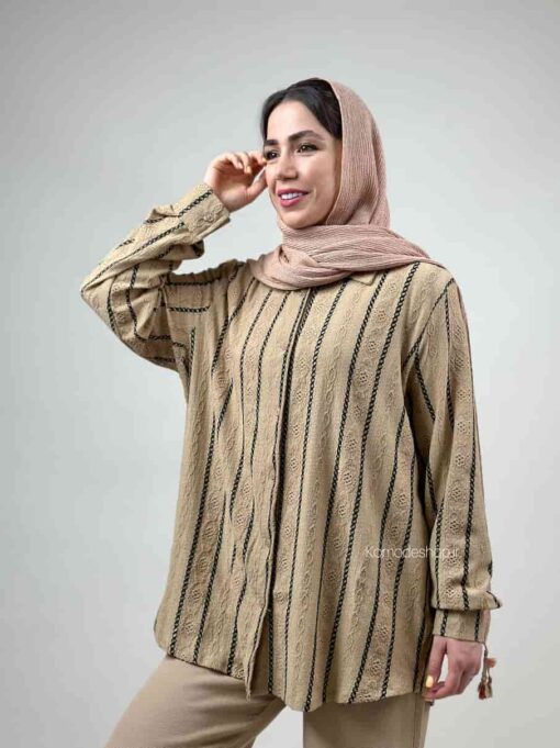 شومیز مراکشی راه راه حیفا - Image 5