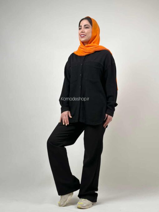 شومیز ترکیبی کنف و کتان - Image 8