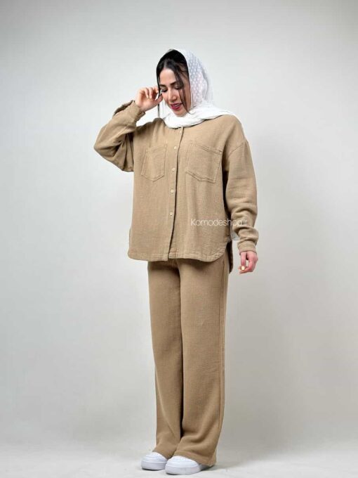 شومیز مانتویی کنفی پرادا  (یازده رنگ) - Image 15