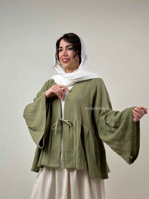 شومیز عروسکی دبل فیس پاپیون - Image 14