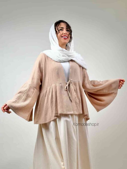 شومیز عروسکی دبل فیس پاپیون - Image 15