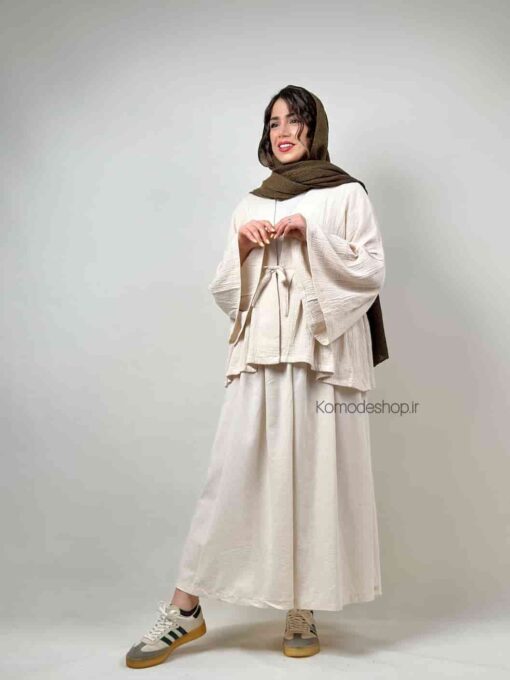 شومیز عروسکی دبل فیس پاپیون - Image 6