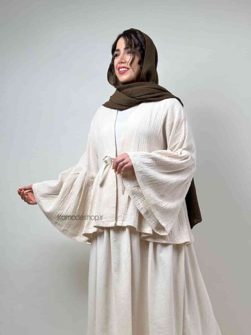 شومیز عروسکی دبل فیس پاپیون - Image 10