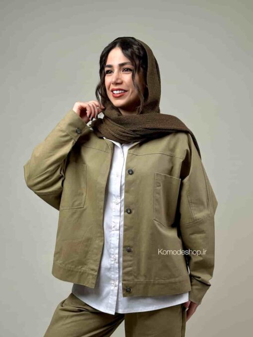 ست کتان کت و شلوار دایانا  (پنج رنگ) - Image 17