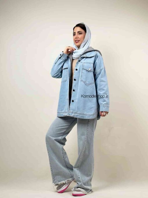شومیز جین کلاه دورس مایک