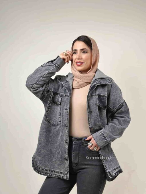 شومیز جین کلاه دورس مایک - Image 4