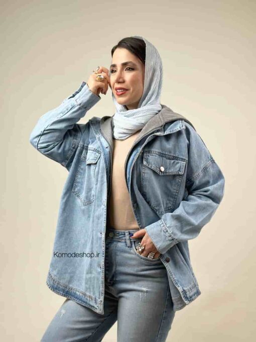 شومیز جین کلاه دورس مایک - Image 5
