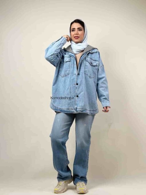 شومیز جین کلاه دورس مایک - Image 6