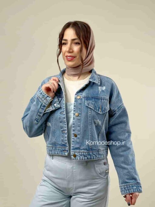 کت جین کراپ زارا میلو - Image 5