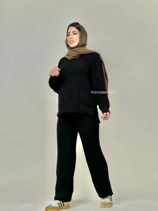 ست بافت یقه گرد نیلرام - Image 23