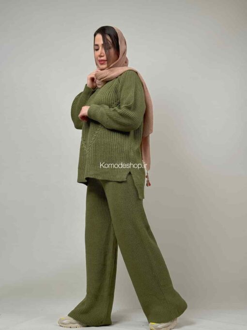 ست بافت یقه گرد نیلرام - Image 18