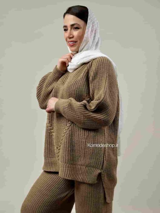 ست بافت یقه گرد نیلرام - Image 14