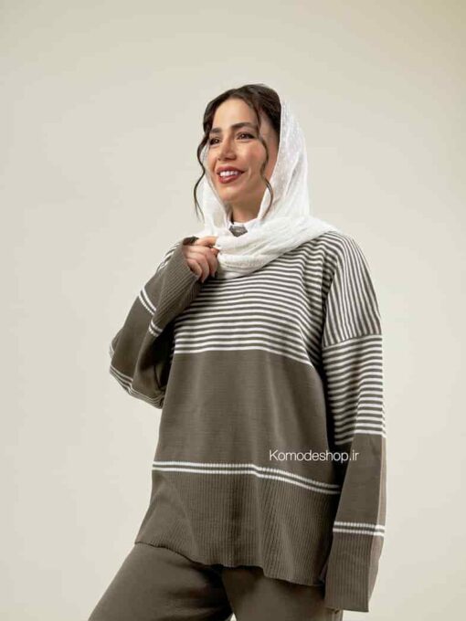 ست بافت راه راه بتی - Image 12