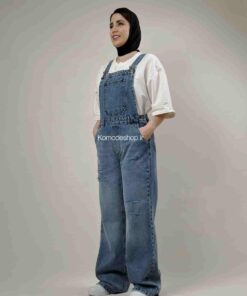 بیلرسوت نیم بگ جین  آبی وسط z