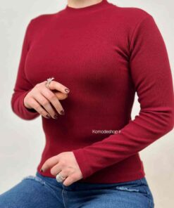 بلوز یقه سه سانت چری