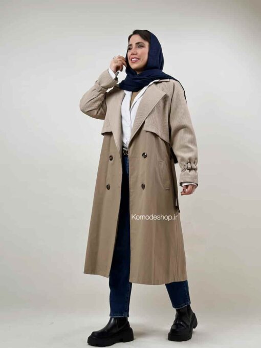 ترنچ کت بلند کارولین - Image 15