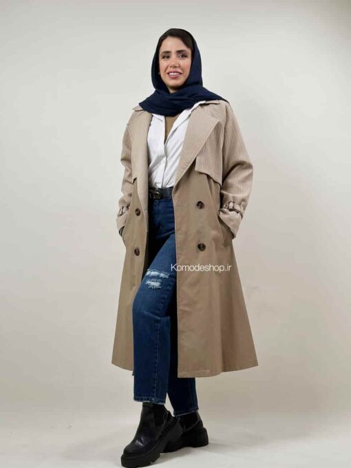 ترنچ کت بلند کارولین - Image 14