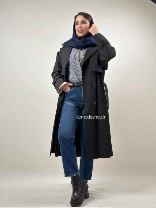 ترنچ کت بلند کارولین - Image 16