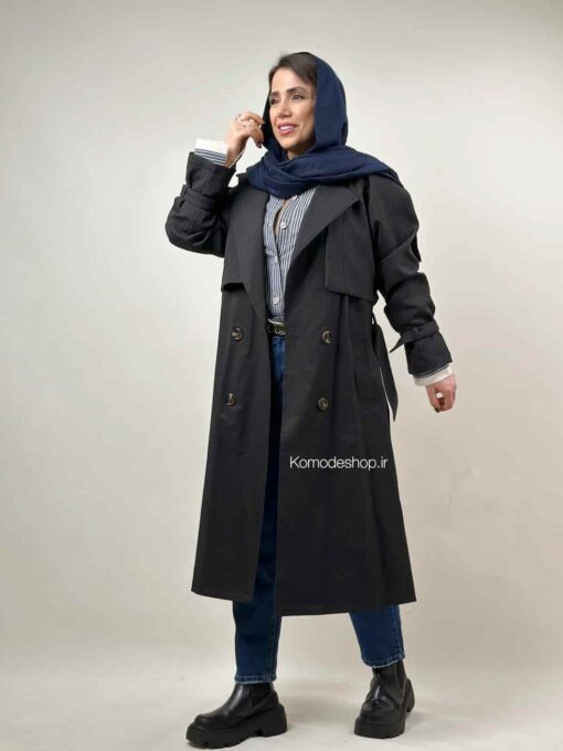 ترنچ کت بلند کارولین - Image 18