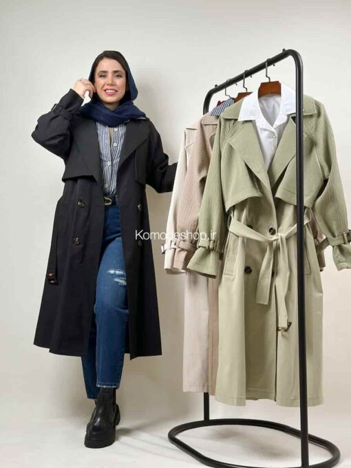 ترنچ کت بلند کارولین - Image 2