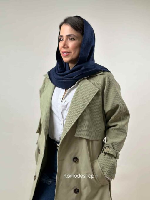ترنچ کت بلند کارولین - Image 9
