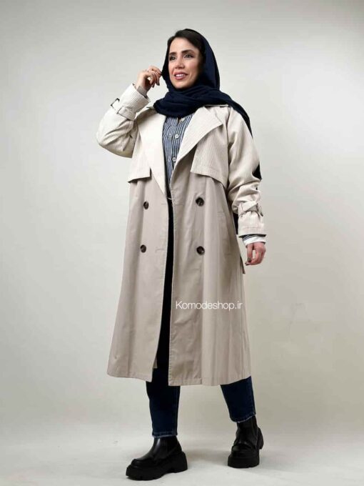 ترنچ کت بلند کارولین - Image 8