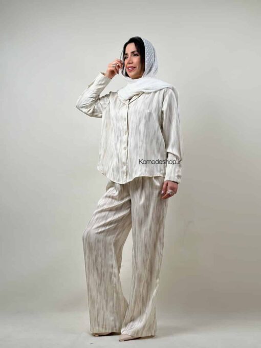 ست شومیز شلوار کوبیسم - Image 9