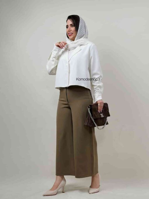 شومیز یقه انگلیسی مونالیزا - Image 10